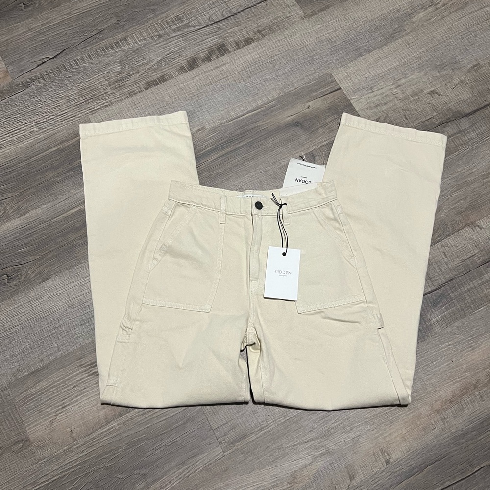 Hidden Jeans - Logan Carpenter Denim Pants - Stone
